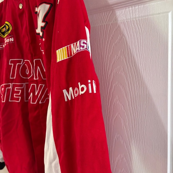 NASCAR Tony Stewart Office Depot #14 Race Car Racing Jacket Retro Size XXL - Picture 5 of 16